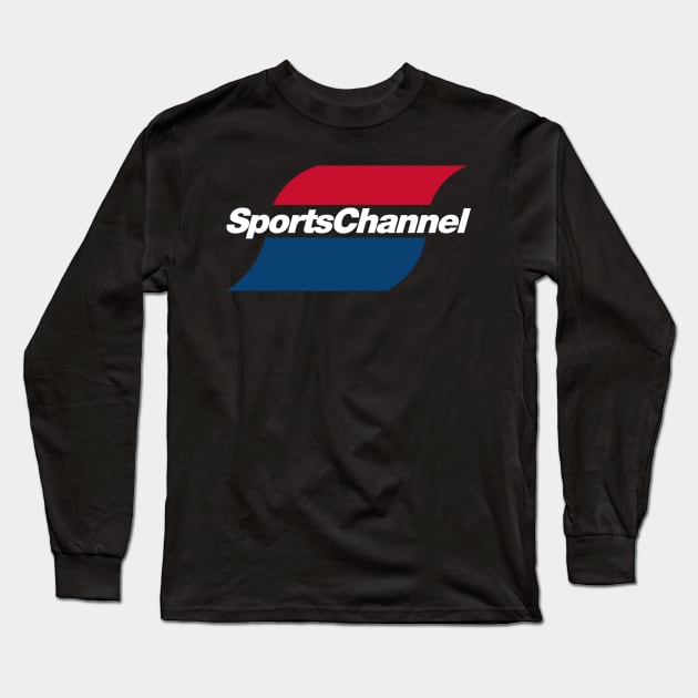 SportsChannel At Night Long Sleeve T-Shirt by Off Peak Co.